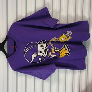 Minnesota Vikings Favre #4 Graphic Crewneck Short Sleeve T-shirt 3XL